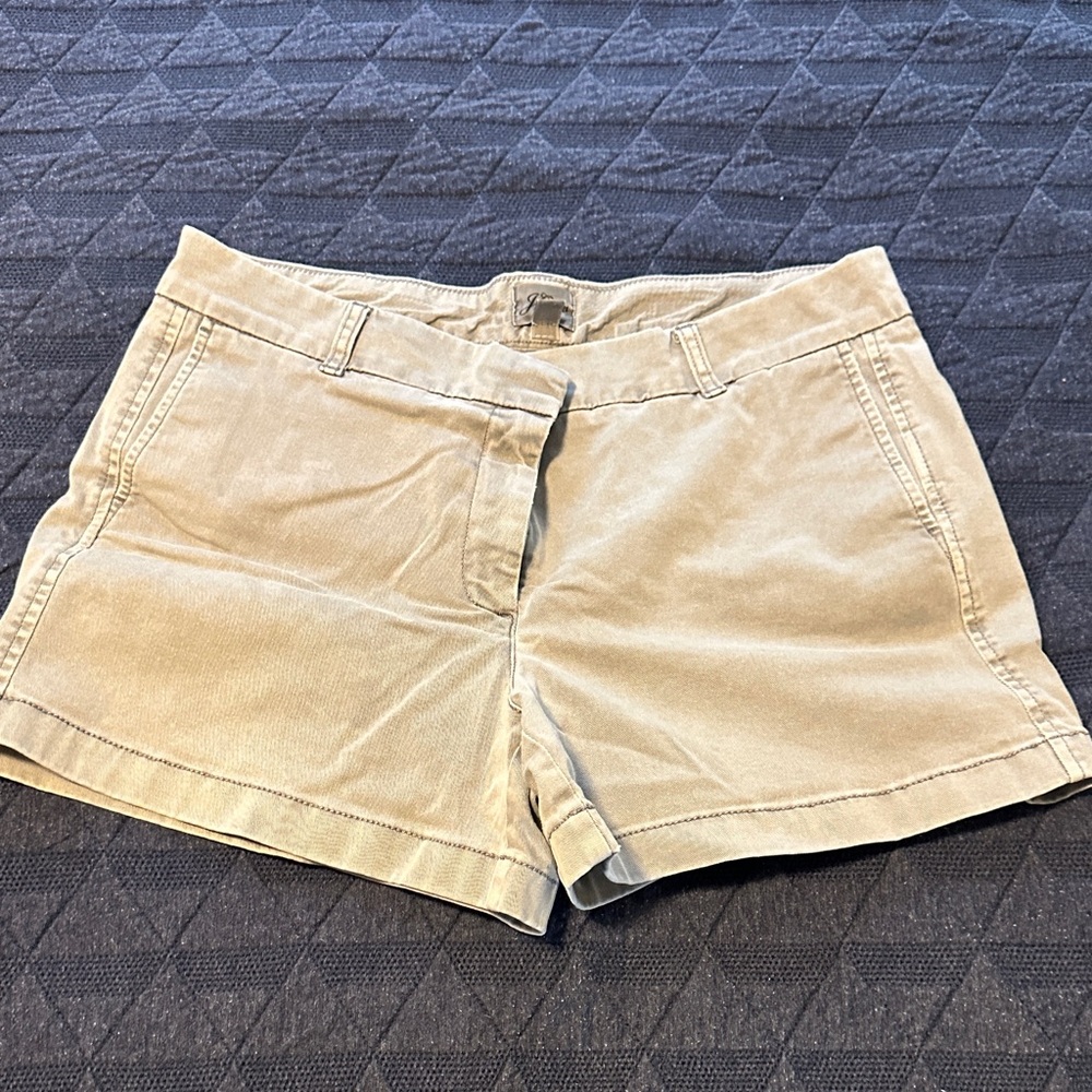 J. Crew gray chino shorts